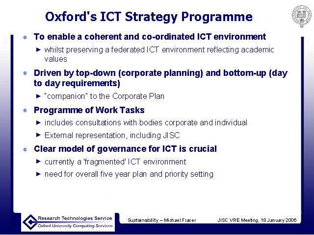 Oxford university ict strategy