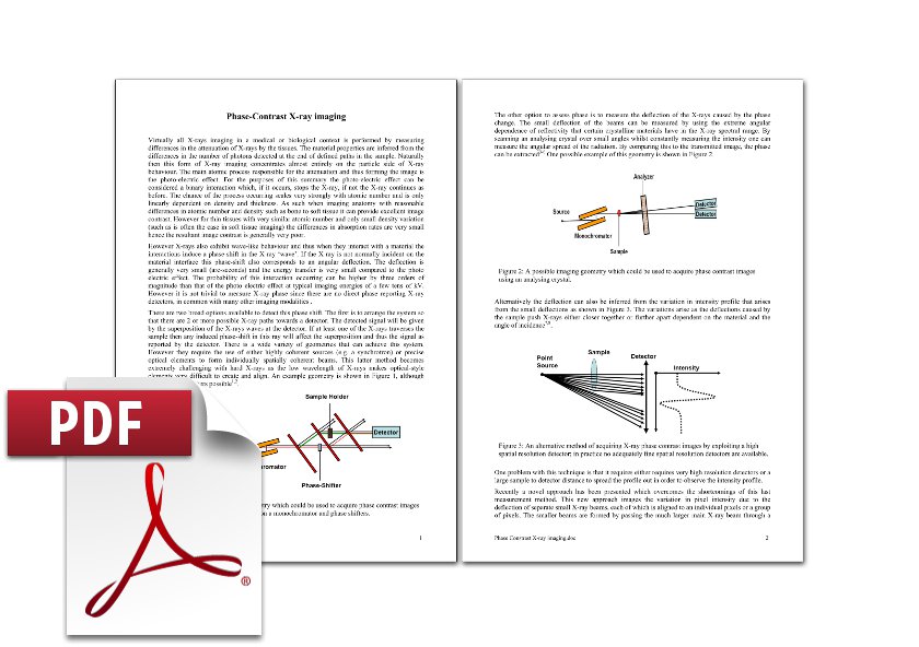 Phase Constrast X-ray imaging