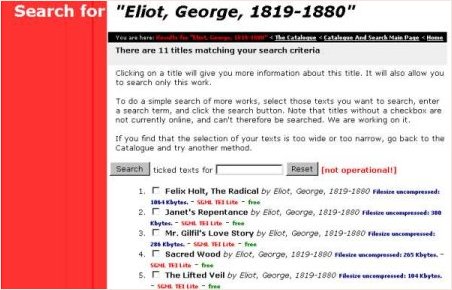 [Searching for George Eliot]