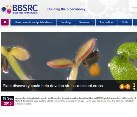 Image related to 2016 BBSRC Business magazine article, with link