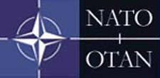 NATO logo, with link to site