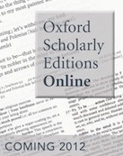 Oxford Scholarly Editions Online