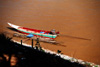 Long-tail boats on the
Mekong