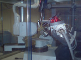 Close-up of diffractometer