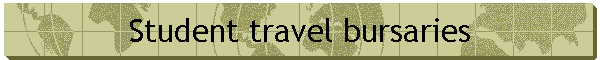 Student travel bursaries