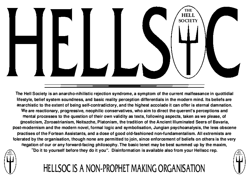 HellSoc Blurb
