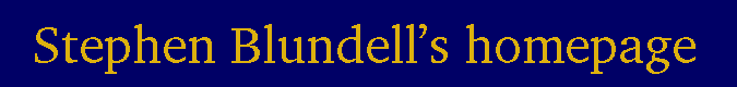 Stephen Blundell's homepage