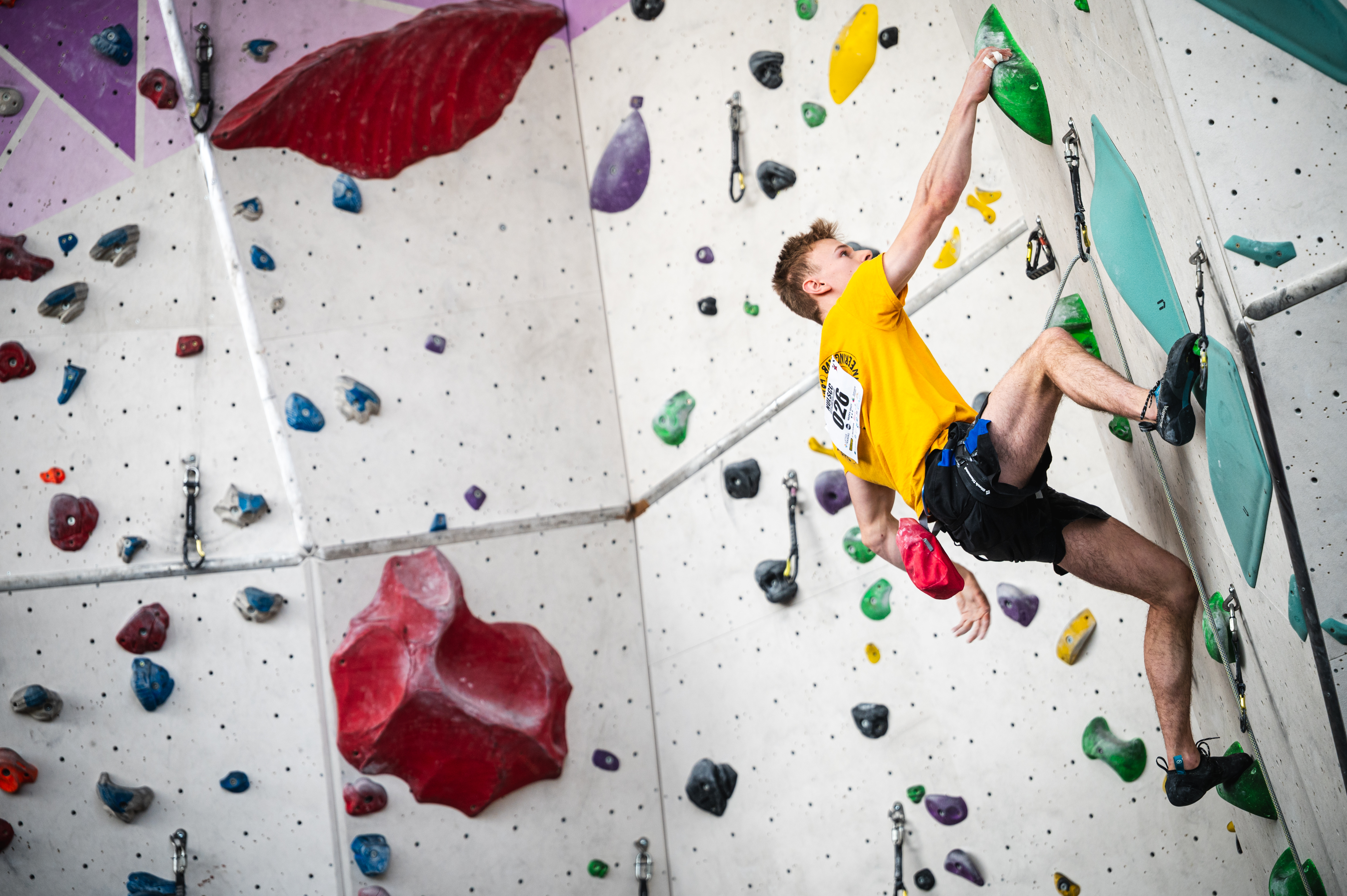 climbers discussing beta for a climb
