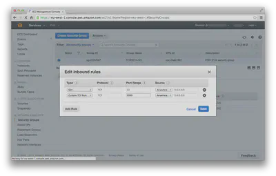 Security Group Rule Editing