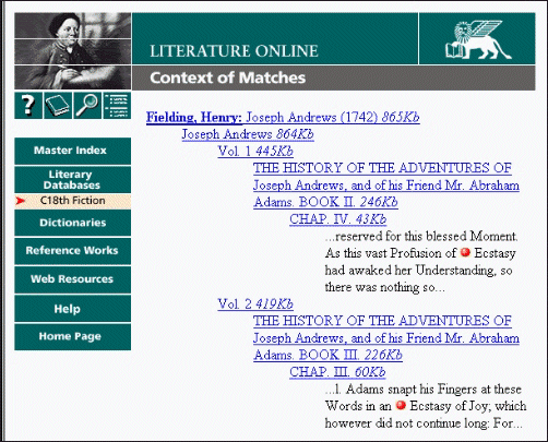 [Ecstasy in Fielding]