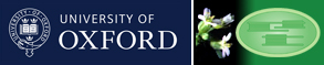 University of Oxford logo, with link to University site