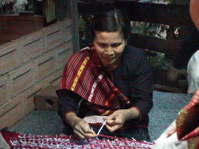 Village silkworker