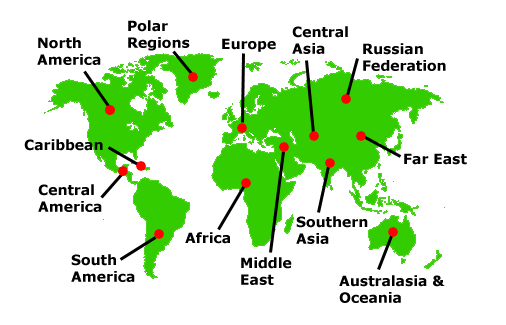 Clickable World Map