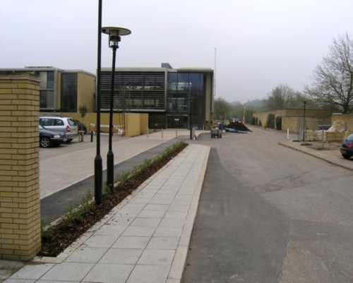 Approaching St. Catz new Lodge