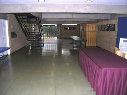 Conference registration area