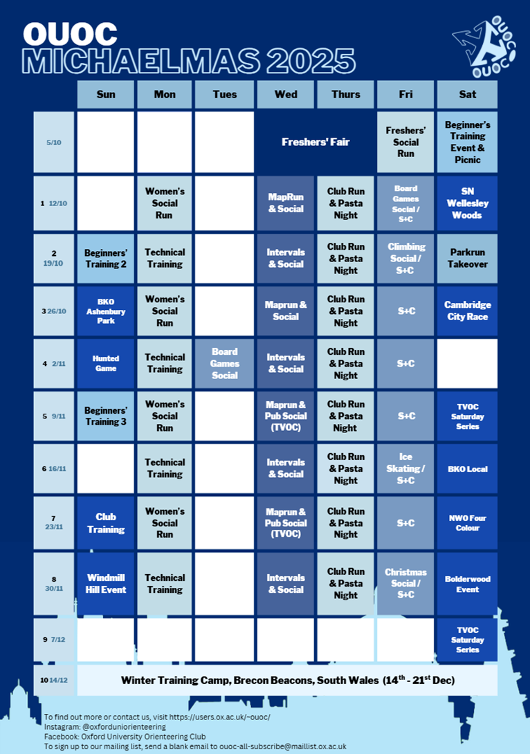 Michaelmas Term 2025 Termcard