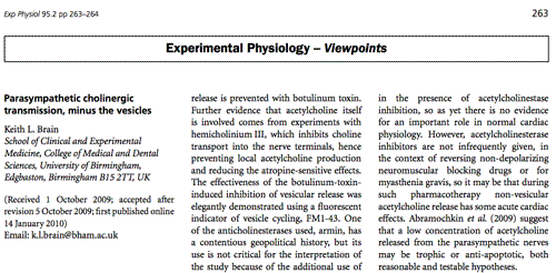 Brain (2010), Experimental Physiology 92:263-4