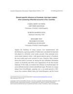 Domain-Specific Influence on Facebook: How Topic Matters When Assessing Influential Accounts in Four Countries