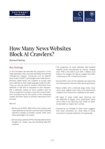 How Many News Websites Block AI Crawlers?