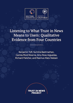 Listening to What Trust in News Means to Users: Qualitative Evidence from Four Countries