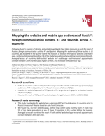 Mapping the Website and Mobile Audiences of Russia's Foreign Communication Outlets, RT and Sputnik, Across 21 Countries