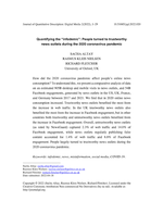 Quantifying the "Infodemic": People Turned to Trustworthy News Outlets During the 2020 Coronavirus Pandemic