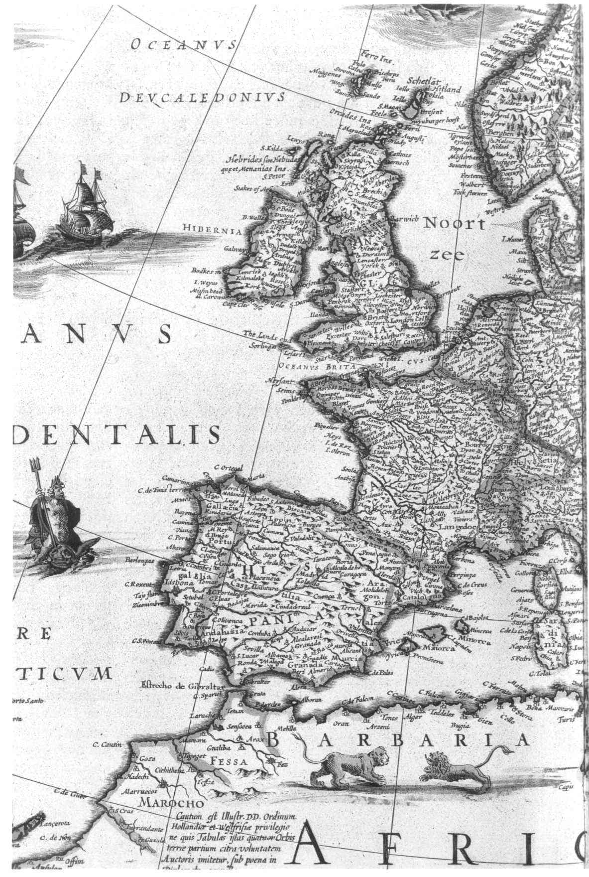 Willem Blaeu’s map of 1617, in Joan Blaeu’s atlas of 1662 (Courtesy of Harvard Map Collection)