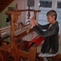 Anna weaving