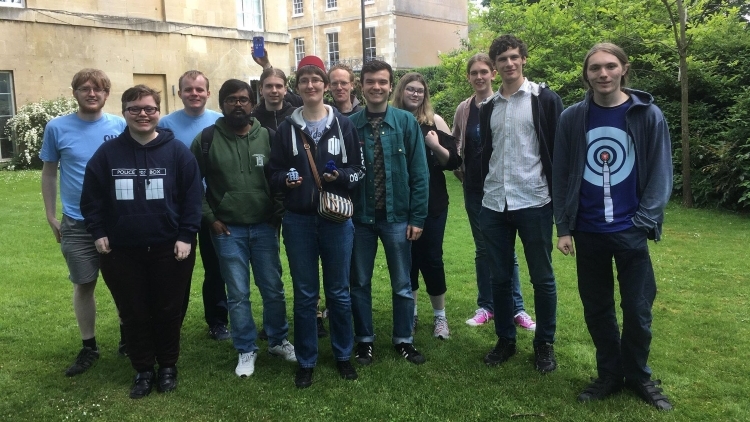 Oxford and Cambridge teams at Worcester College, Oxford (2018)